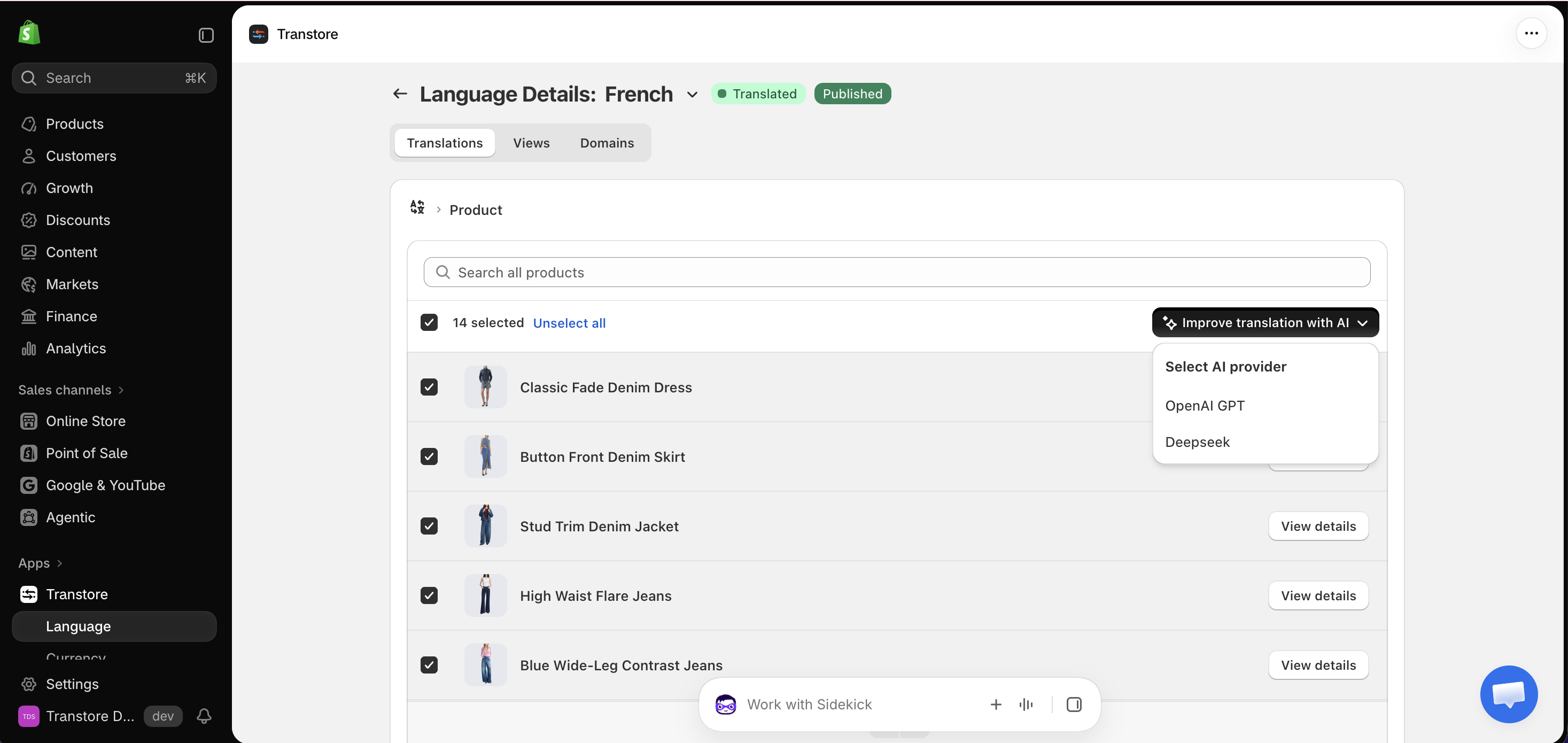 Improve translations with OpenAI GPT or DeepSeek